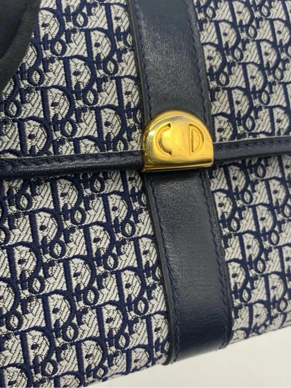 Vintage Christian Dior Navy Wallet